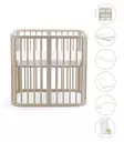 Stokke Nighti Mini bundle Vanilla White Pinnasänky ja lisävarusteet. - Spjälsängar och barnsängar - 705402bund3 - 1
