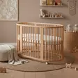Stokke Sleepi sänky Natural renkailla lastenhuoneessa. - Stokke Sleepi produkter - 711501STA3 - 3