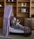 Stokke Sleepi sänky Warm Brown taaperolla ilman laitaa. - Stokke Sleepi produkter - 711503STA3 - 5