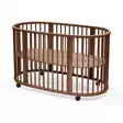 Stokke Sleepi sänky Warm Brown renkailla. - Stokke Sleepi produkter - 711503STA3 - 2