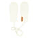 Gugguu Puuvillalapaset Baby Mittens  White Plastering. - Barnhandskar och -vantar - GUGCO723 - 1