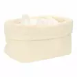 Little Dutch säilytyskori Large Kudottu, Pure soft White, sopii kauniisti sisustukseen. - Lekmattor och babygym - TE31694003 - 3