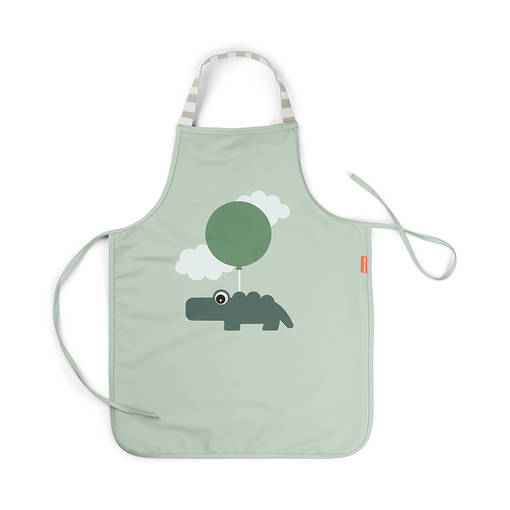 Done By Deer Kids Apron esiliina Happy Clouds Green. - Haklappar - 1343543 - 1