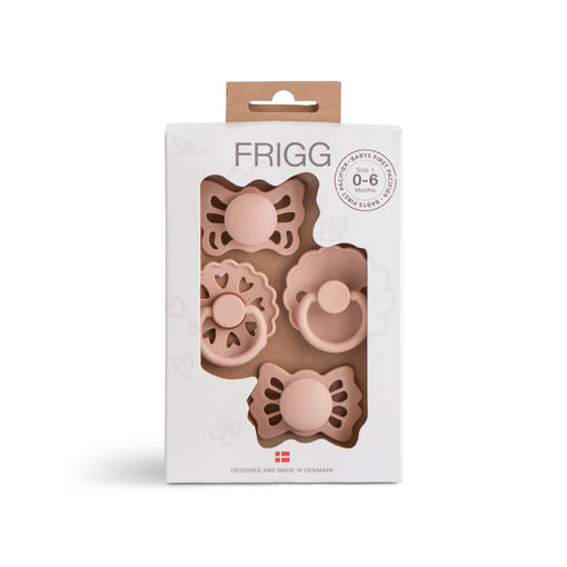 Frigg Baby=C2=B4s first pacifiers 4-pack Blush. - Nappar och napphållare - 101483 - 1