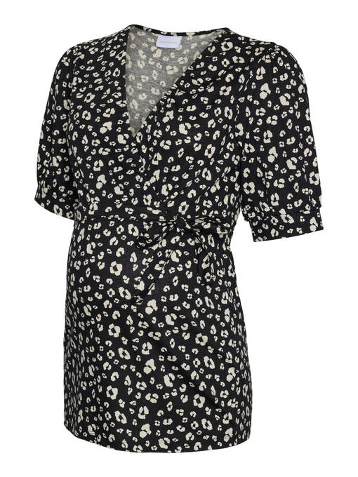 Mamalicious Hazela =C3=84itiyspaita Black French Oak. - Mammatröjor - 20020173 - 1