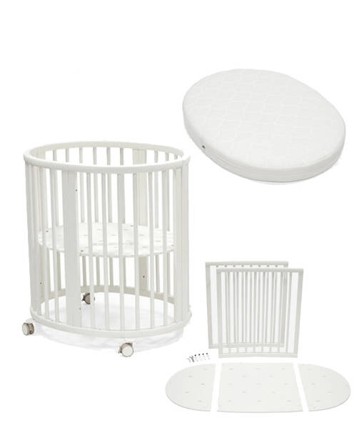 Stokke Sleepi Mini starttipaketti 3 in 1 White V3. - Spjälsängar och barnsängar - 221605STA3V3 - 1