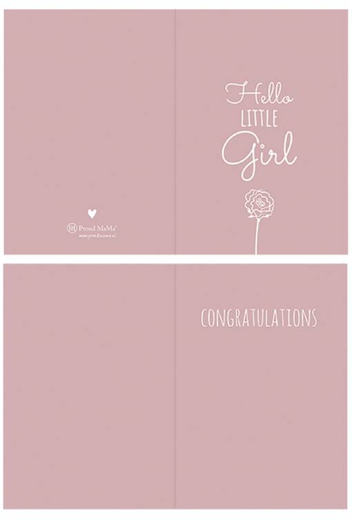 Babykort med kuvert Stolt Mamma - Babypresenter och dopgåvor - ID543 - 1