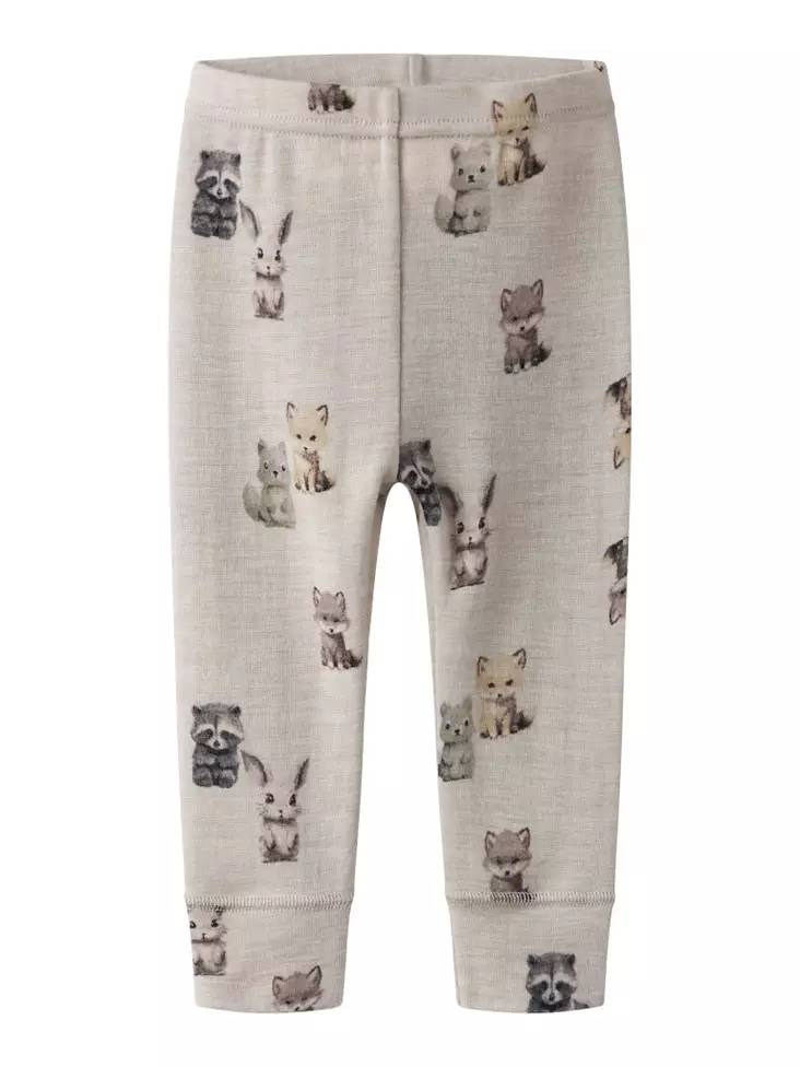 Name It vauvan housut Merinovilla Forest Animal - Nacreous Cloud. - Bäbybyxor - 13228883 - 1