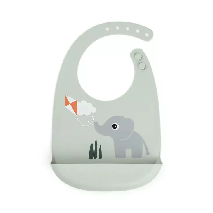 Done By Deer ruokalappu silikonia Playground Green - Haklappar - 1359523 - 1