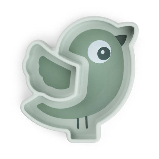 Silikonilautanen imukupilla Done By Deer Berdee Green. - Tallrikar och skålar - 1749353 - 1