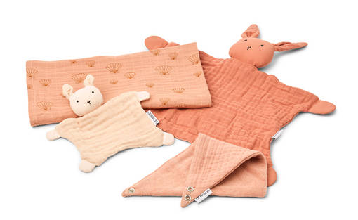 Liewood Nada lahjasetti v=C3=A4riss=C3=A4 Rose multi mix. - Mjukisdjur och snuttefiltar - 17651-1073 - 1