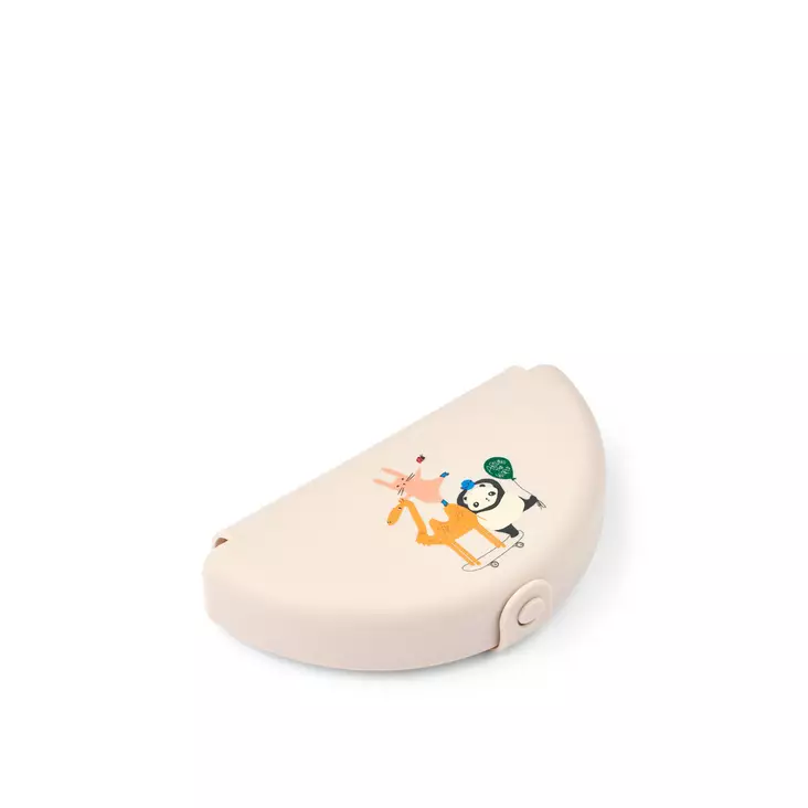 Liewood Eugene taitettava eväsrasia Around The World/Sandy. - Mellanmålspåsar, matlådor och snackkoppar - 19265-2623 - 1