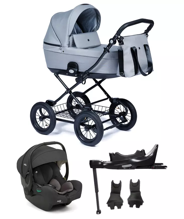 Nord Comfort PLUS starttipaketti BLACK Silver Grey. - Barnvagnar och kombivagnar - 276424STA3 - 2