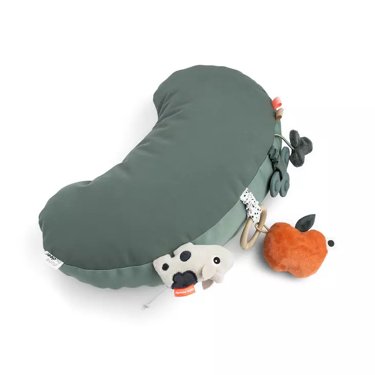 Puuhalelu Done By Deer Activity Pillow Tummy Time, Tiny Farm Green. - Skallror, greppleksaker och bollar - 4153743 - 1