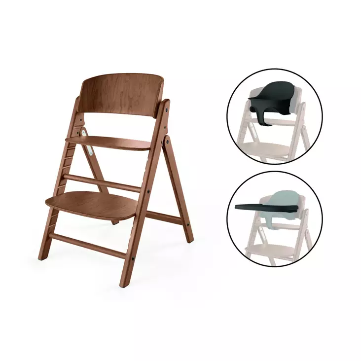 Cybex CLICK & FOLD syöttötuoli 3in1 All Natural Dark. - Matstolar för barn - 525000963 - 1