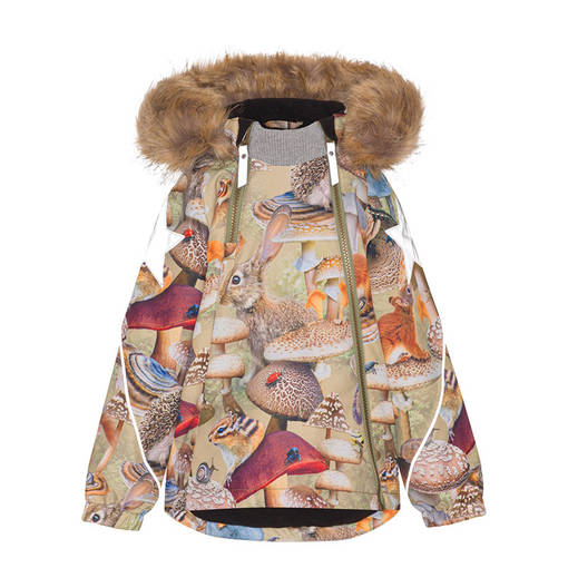 Molo talvitakki Hopla Fur Fungi Habitat. - Barn vinterjackor - 5W233246853 - 1