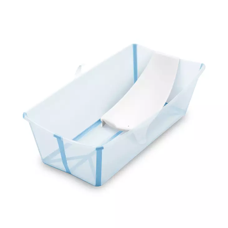 Stokke Flexi Bath XL kylpyamme+kylpytuki Ocean Blue. - Badkar och badstöd - 639613 - 1