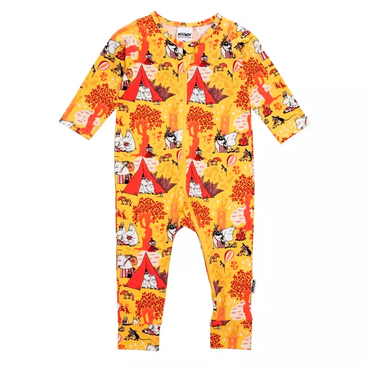 Martinex Muumi Retkeily Pyjama keltainen. - Bebis pyjamasar - 72588523 - 1