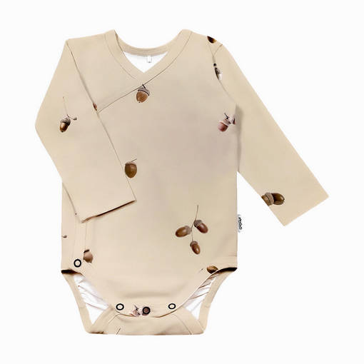 Gugguu Print Wrap Kietaisubody Acorn. - Bodys och tröjor - GUGBP0013 - 1