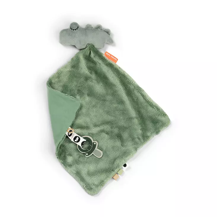Done By Deer Uniliina Croco Green - Mjukisdjur och snuttefiltar - 4363283 - 1