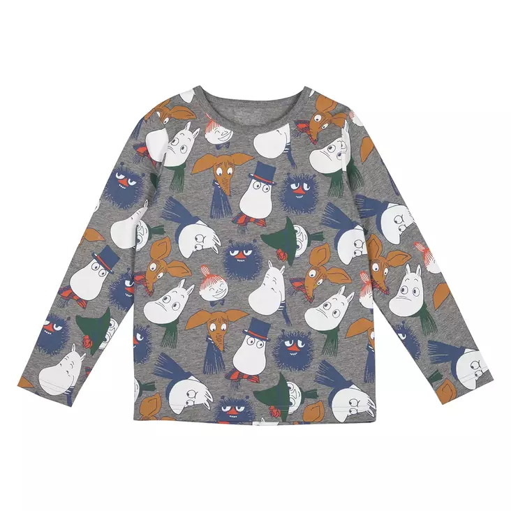 Martinex Muumi Ilmeet Paita harmaa. - Skjortor och huvtröjor - 72586243 - 1