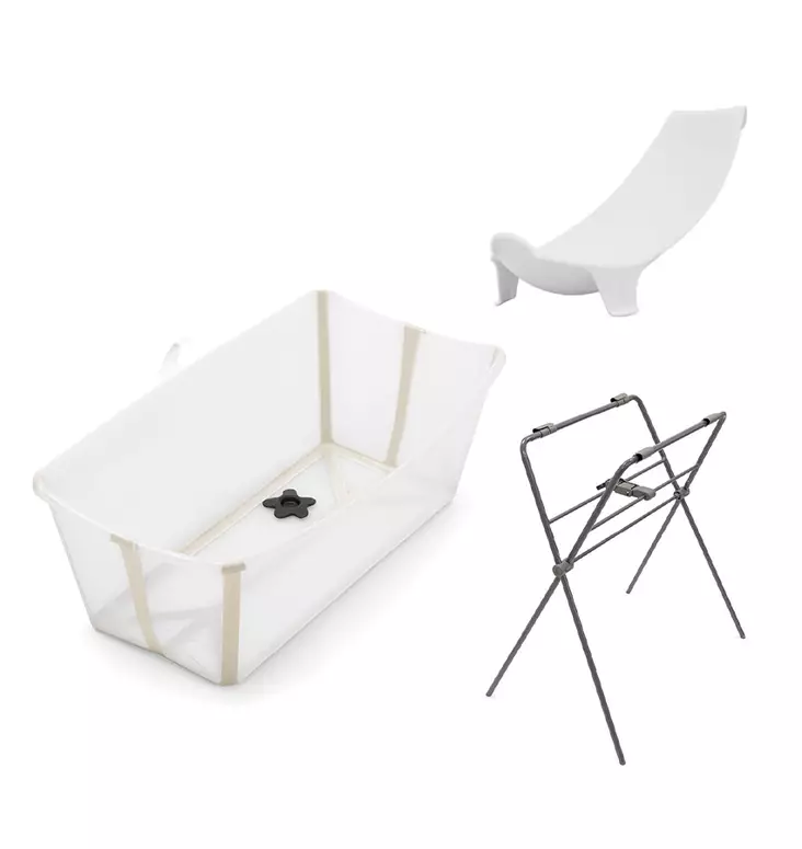 Stokke Flexi Bath starttipaketti 3 in 1 Sandy Beige. - Badkar och badstöd - 531912STA3 - 1