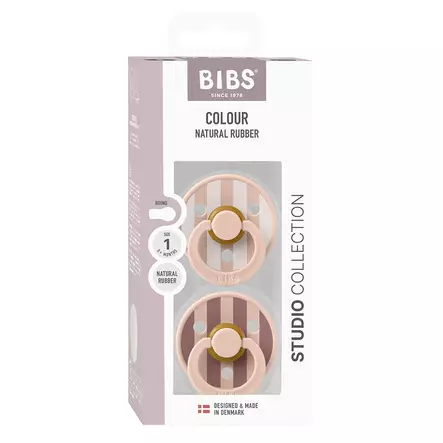 Bibs luonnonkumitutti Blush mix Block Studio Collection pakkaus. - Nappar och napphållare - 11022104 - 2
