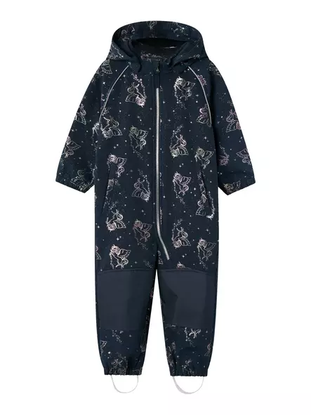 Softshell haalari Name It Alfa Dark Sapphire. - Barnens mellansäsongsoveraller - 13230944 - 1