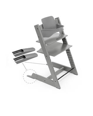 Stokke Tripp Trapp Baby Set 2 Storm Grey liukuesteill=C3=A4. - Stokke Tripp Trapp produkter - 650004 - 2