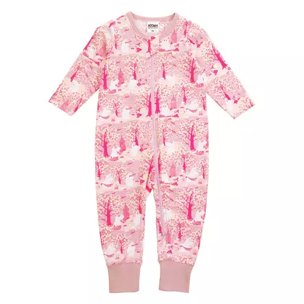 Martinex Muumi Kirsikankukka Pyjama Liila. - Bebis pyjamasar - 72586754 - 1