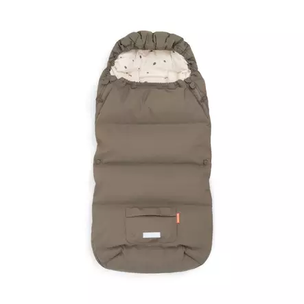 Done By Deer Footmuff lämpöpussi 0-3v. Taupe - Åkpåsar för barnvagn - 7163014 - 1