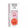 Bibs luonnonkumitutti 2 kpl 0-6 kk Baby Pink/Tango, pakkaus. - Nappar och napphållare - 110474 - 3