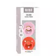 Bibs luonnonkumitutti 2 kpl 6-18 kk Baby Pink/Tango, pakkaus. - Nappar och napphållare - 120474 - 3