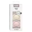 Bibs Infinity silikonitutit Ivory/Blossom pakkaus. - Nappar och napphållare - 265114 - 2