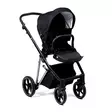 Nord Active LUX rattaat Chrome/Black Grip, Caviar Black. - Barnvagnar och kombivagnar - 287147YHD4 - 2