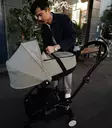 Stokke YoYo Newborn shell kantokoppa Taupe, helppo kantaa kantokahvoista. - Resevagnar och barnvagnar - 646304 - 6