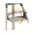 Syöttötuoli Stokke Clikk Bamboo Glacier Green, kaksi eri korkeutta jalkatuelle. - Matstolar för barn - 695804 - 3