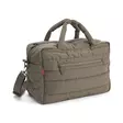 Hoitolaukku Done by Deer Quilted bag Taupe, toisella puolella tasku vetoketjulla. - Skötväskor och organizers - 7063604 - 3