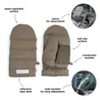 Stroller Mittens Done By Deer Taupe ominaisuudet - Åkpåsar för barnvagn - 7163024 - 4