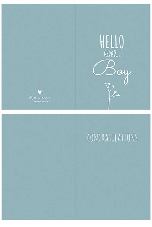 Babykort med kuvert Stolt Mamma - Babypresenter och dopgåvor - ID544 - 1