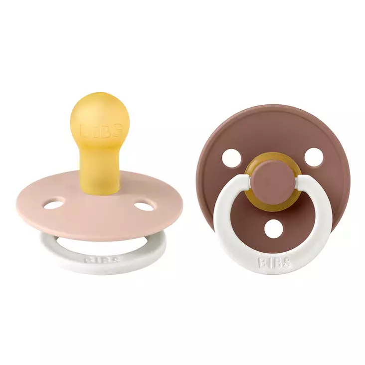 Bibs Night luonnonkumitutti Blush/Woodchuck. - Nappar och napphållare - 110454 - 1