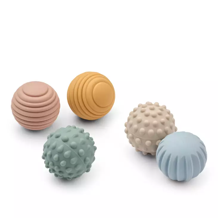 Liewood Dorian Sensory pallot Beach blue/Multi mix. - Skallror, greppleksaker och bollar - 20545-2724 - 1