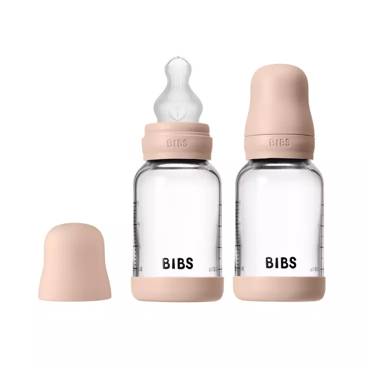 Bibs Baby Bottle tuttipullo 120 ml 2kpl Blush (silikonipullotutti). - Nappflaskor och flasknappar - 52191244 - 1