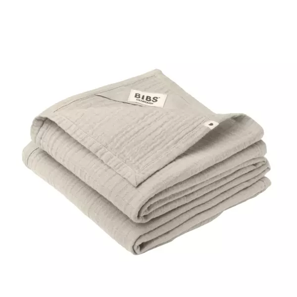 Bibs harsoliinat 2-pack, luomupuuvillaa Sand - Muslinfilt - 9402214 - 1