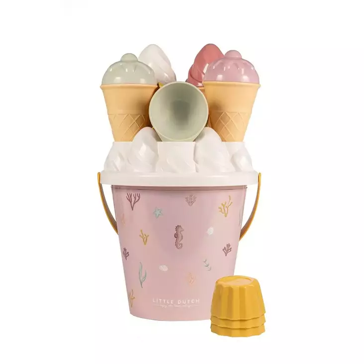 Little Dutch rantalelusetti Ice Cream Pink. - Modellervax och sandlådeleksaker - LD2012314 - 1