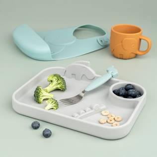 100% silikoninen - Tallrikar och skålar - 1719845 - 2