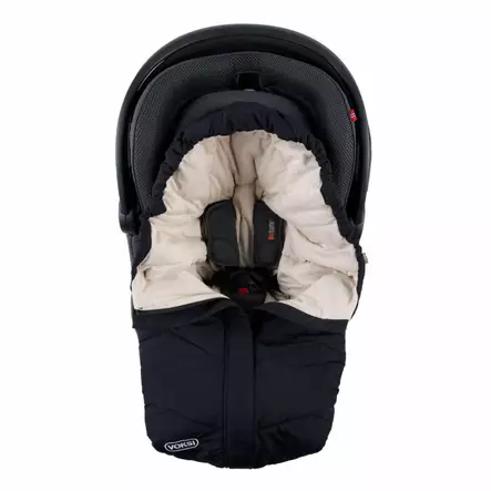 Voksi Move Light New kaukalolämpöpussi Black kaukalossa. - Åkpåsar för babyskydd - 018132661-21095 - 2