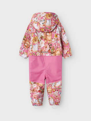 Softshell haalari Bunny Name It Alfa Wild Rose takaa. - Barnens mellansäsongsoveraller - 13223405 - 2