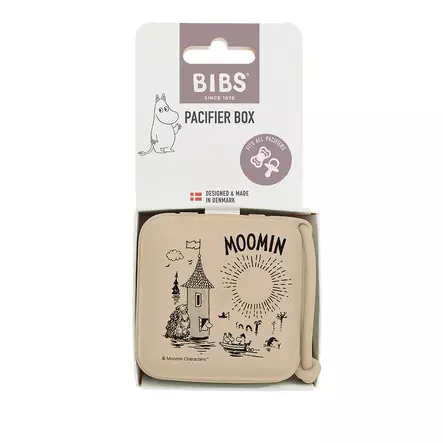 Tuttikotelo Bibs x Moomin Vanilla, pakkaus. - Nappar och napphållare - 420036245 - 2