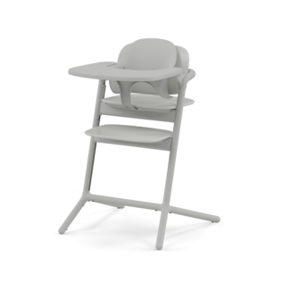 Sy=C3=B6tt=C3=B6tuoli, baby set ja tarjotin v=C3=A4riss=C3=A4 Suede Gr=
ey. - Matstolar för barn - 521003215 - 2